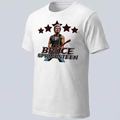 Vintage style Bruce Springsteen t-shirt with bold lettering